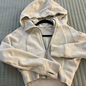 Scuba crop full zip